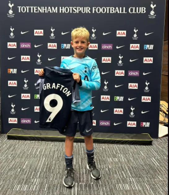 Albie Grafton, signed for Tottenham Hotspur