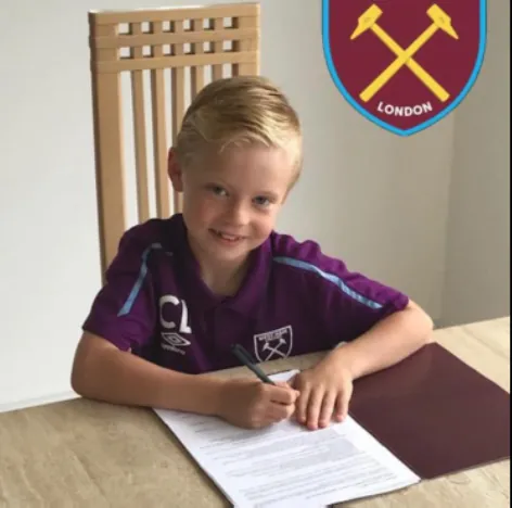 Curtis Lee, signed for West Ham United