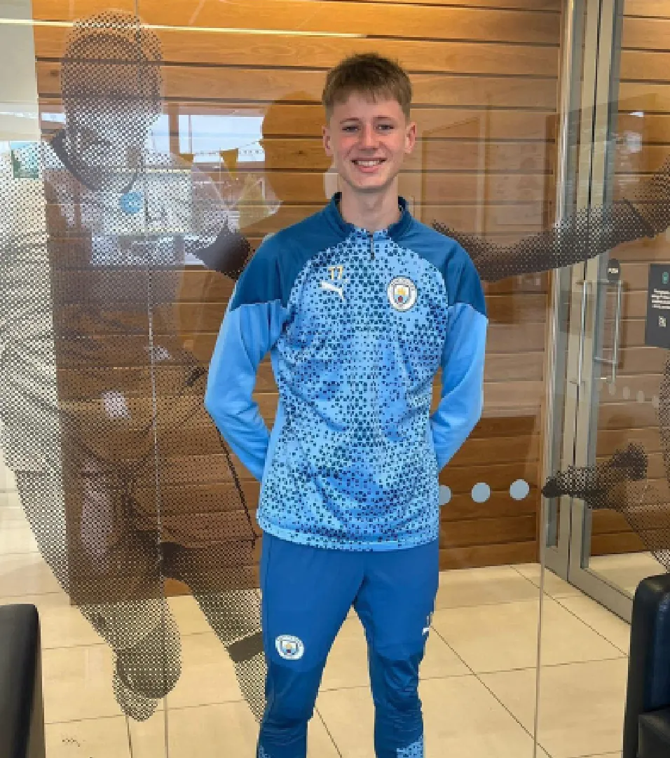 Finley Grigg, signed for Manchester City